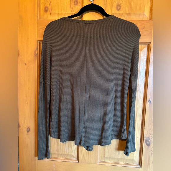 Olive Green Garage Cardigan XS - Picture 3 of 3